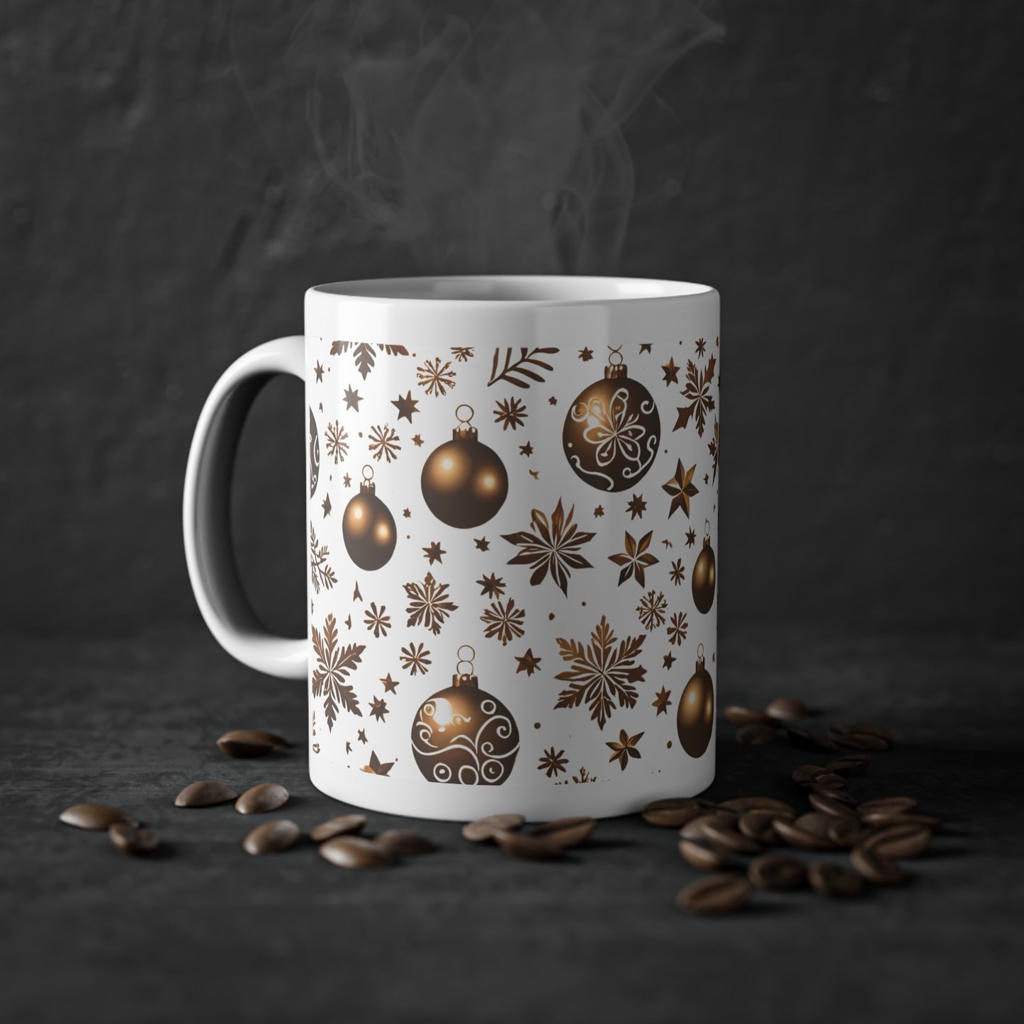 Mug - Décoration Table de Noël - Bronze