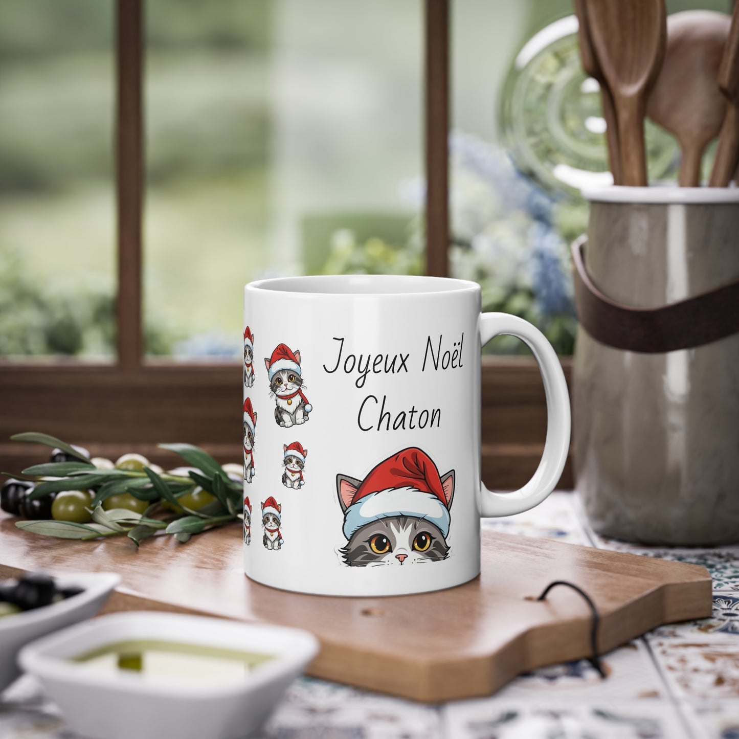 Mug - Joyeux Noël Chaton